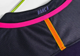 Barcelona Away Long Sleeve Retro Fans 1:1 Quality Soccer Jersey 2016/2017