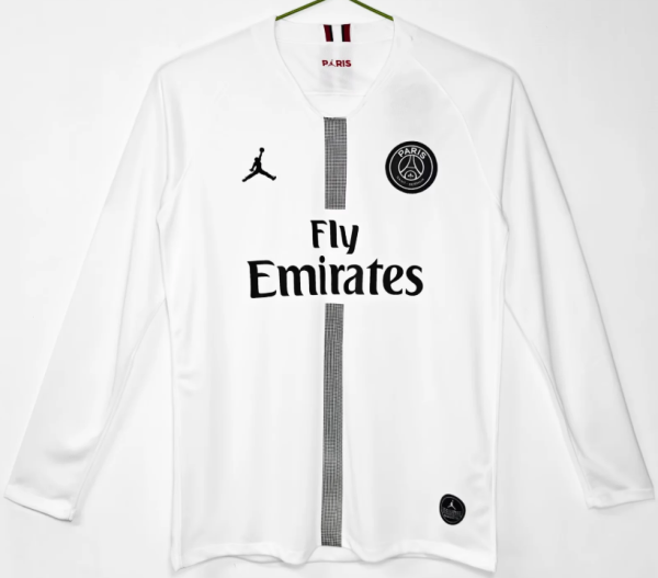 PSG Away Long Sleeve Retro Fans 1:1 Quality Soccer Jersey 2018/2019