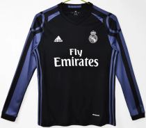 Real Madrid Third Away Long Sleeve Fans 1:1 Quality Soccer Jersey 2016/2017 Real Madrid Third Away Long Sleeve Fans 1:1 Quality Soccer Jersey 2016/2017