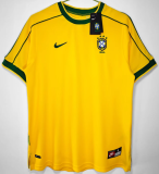 Brazil Home Retro Fans 1:1 Quality  Soccer Jersey 1998
