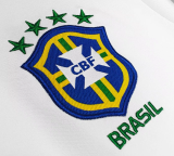 Brazil White Retro Fans 1:1 Quality  Soccer Jersey 1998