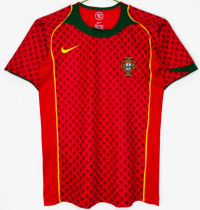 Portugal Home Retro Fans 1:1 Soccer Jersey 2004 Portugal Home Retro Fans 1:1 Soccer Jersey 2004