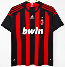 AC Milan Home Retro Fans 1:1  Soccer Jersey 2008/2009