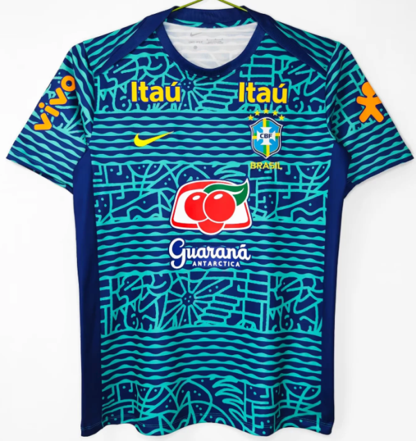 Brazil Training Suit Retro Fans 1:1 Quality Soccer Jersey 2024