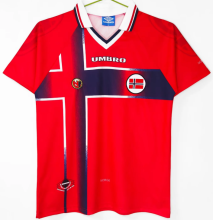 Norway Home  Retro Fans 1:1 Quality Soccer Jersey 1997/1998