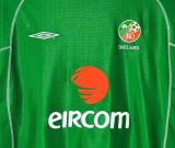 Ireland Home Long Sleeve Retro Fans 1:1 Quality  Soccer Jersey 2002