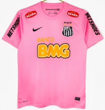 Santos Home Pink Retro Fans 1:1 Quality  Soccer Jersey 2013