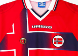 Norway Home  Retro Fans 1:1 Quality Soccer Jersey 1997/1998