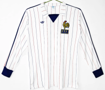 France Away Long Sleeve Retro Fans 1:1 Quality Soccer Jersey 1980/1982 France Away Long Sleeve Retro Fans 1:1 Quality Soccer Jersey 1980/1982
