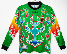 Japan Goalkeeper Retro Fans Long Sleeve 1:1  Soccer Jersey 1998