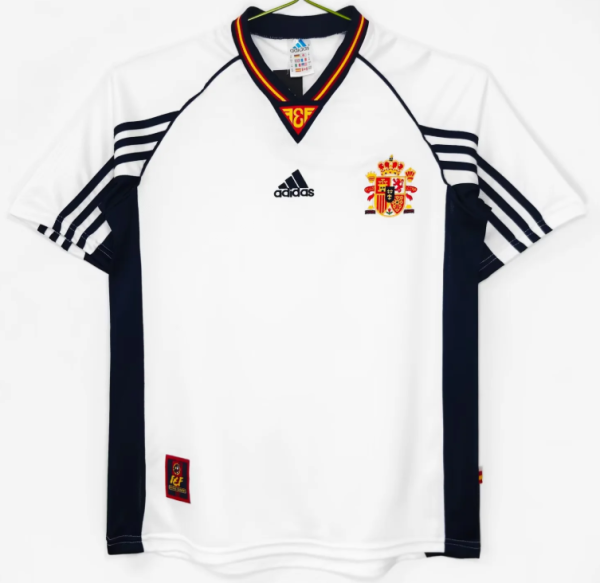 Spain Away Retro Fans 1:1 Quality Soccer Jersey 1998