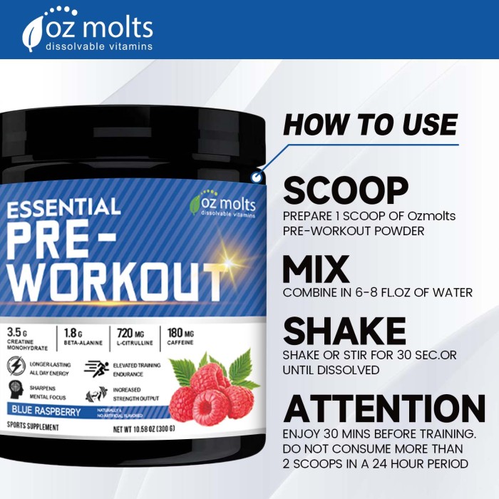 Ozmolts Pre-Workout Powder with Beta Alanine Creatine for Men and Women Enhances Strength and Endurance Sparks Extreme Mental Focus Delivers Intense Muscle Pump Supplies Sustained Energy 300g Raspberry Pre Workout Supplement