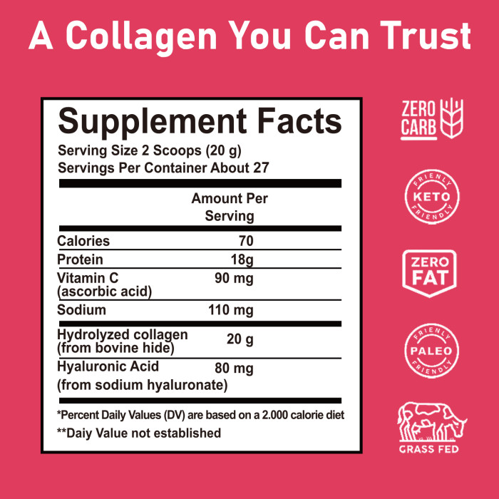 Ozmolts Collagen Powder Drink Strawberry Beauty Milk Collagen Peptides Powder Hydrolyzed Collagen Type 1 and 3 Powder Skin Whitening Collagen Glow Supplement  Anti Aging 20000 mg Collagen Drink 300g