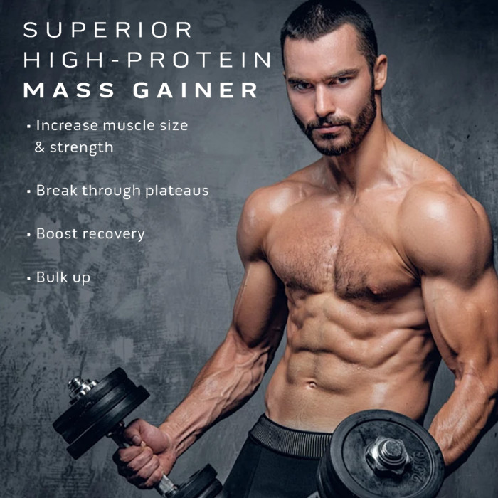 Ozmolts MASS Gainer Powder Workout Supplement Gain Weight MASS Protein Powder Support Muscle Building Improve Fitness performance Cookies & Cream 2LBS