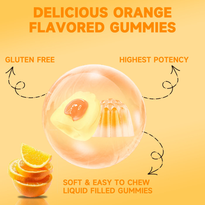 Ozmolts Magnesium Gummies Reduce Stress Magnesium Glycine Supplement  for Muscle Recovery Bones Strengthen Magnesium Gummy Sugar Free Liquid Filled Gummies