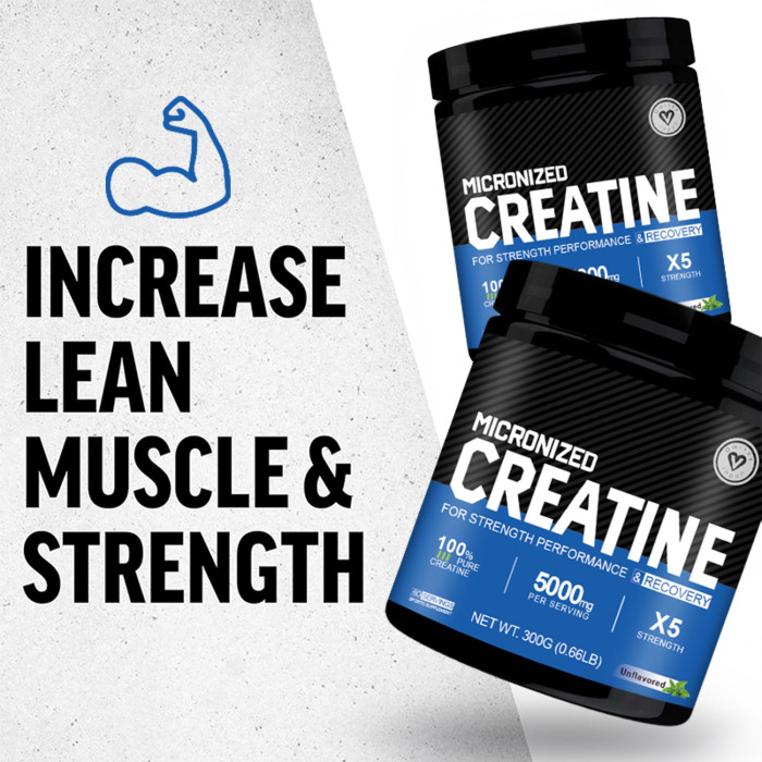 Omilay Kids Creatine Monohydrate Powder Pre Workout Energy Booster and Sports Nutrition Supplement for Muscle Building & Strength Gain Creatine Powder Unflavored 300g