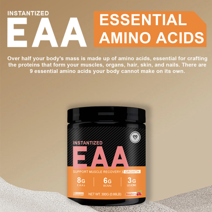 Omilay Kids Essential EAA Powder Supplements for Gym Increase Muscle Endurance Post-Workout Recovery Energy Essential Amino Acid Supplement 300G