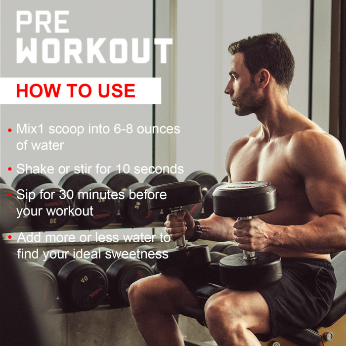 Omilay Kids Pre Workout Powder Energy Drink Boost Focus Supplements Improve Athletic Performance PreWorkout Powder 300g