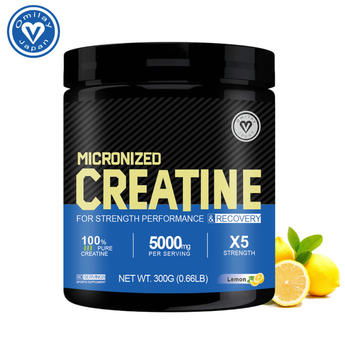 Omilay Kids Creatine Monohydrate Powder Support Muscle Building for Women and Men Creatine Monohydrate Powder Supplements Muscle Building Energy Booster Workout Supplement 300G