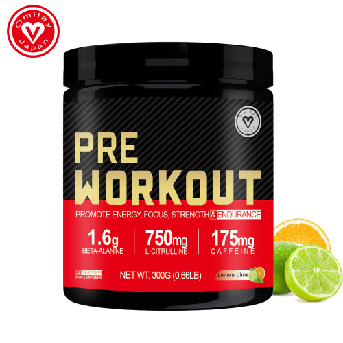 Omilay Kids Pre Workout Powder Supplement with Creatine Monohydrate for Men & Women to Increase Strength Accelerate Post Workout Recovery Pre Workout Drink 300G