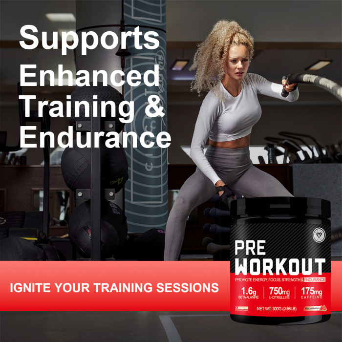Omilay Kids Pre Workout Powder Energy Drink Boost Focus Supplements Improve Athletic Performance PreWorkout Powder 300g