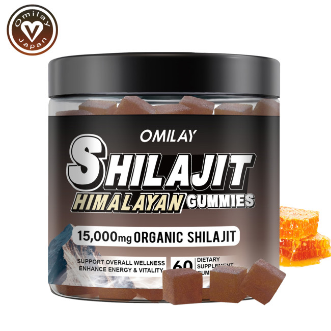 Omilay Kids Shilajit Pure Original Himalayan Gummies with Ashwagandha Organic Himalayan Shilajit Gummies for Men and Women Hormone Balancer Boosts Energy Beats Fatigue & Aging Defense Supplement