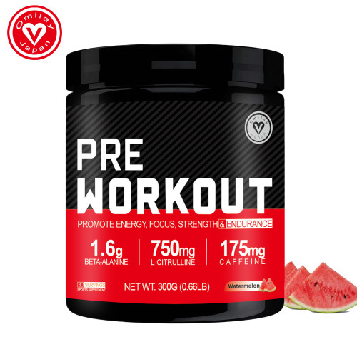 Omilay Kids Pre Workout Powder Energy Drink Boost Focus Supplements Improve Athletic Performance PreWorkout Powder 300g