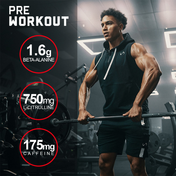 Omilay Kids Pre Workout Powder Energy Drink Boost Focus Supplements Improve Athletic Performance PreWorkout Powder 300g
