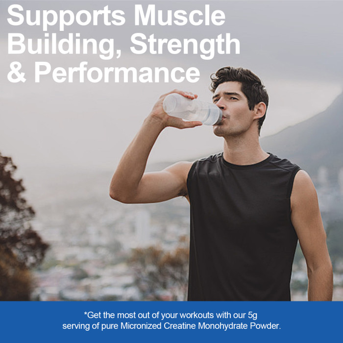 Omilay Kids Creatine Monohydrate Powder Support Muscle Building for Women and Men Creatine Monohydrate Powder Supplements Muscle Building Energy Booster Workout Supplement 300G