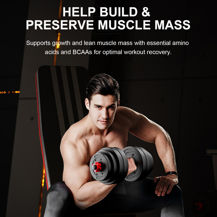 Omilay Kids EAA Powder Amino Acid Supplement for Gym Essential Amino Acid Powder Supplement Muscle Growth Instantized Amino Acid Energy Drink Powder for Men and Women 300G