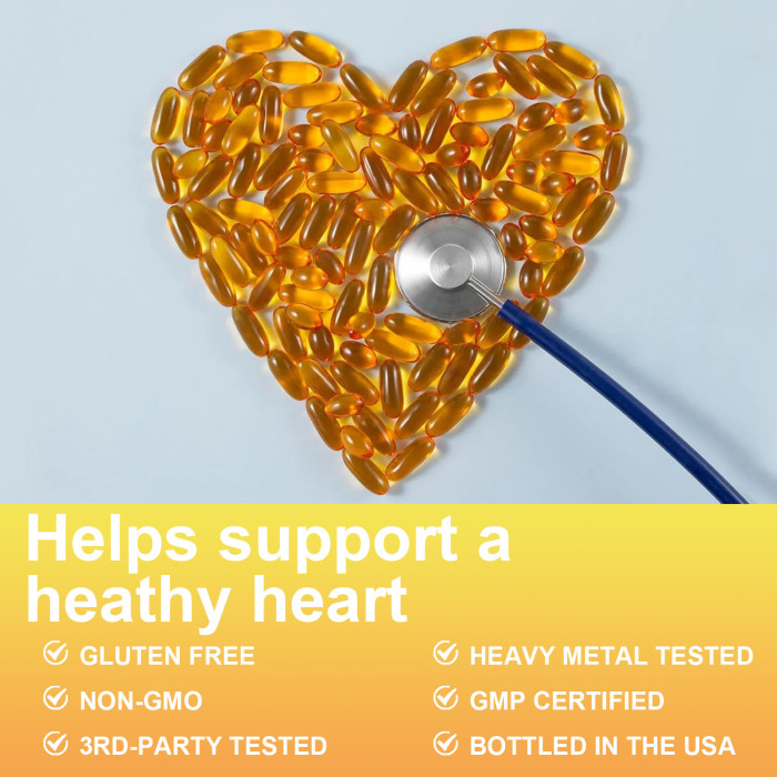 Omilay Kids Omega 3 Fish Oil Capsules Supplement for Immune Support Skin & Eye Health Improve Heart & Brain Function Softgels Supplements