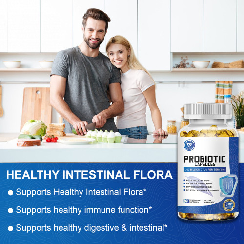Omilay Kids Probiotic Capsule Supplement Weight Management Softgels Promote Digestive Health Reduce Bloating Supplements for Women and Men Probiotics Capsules