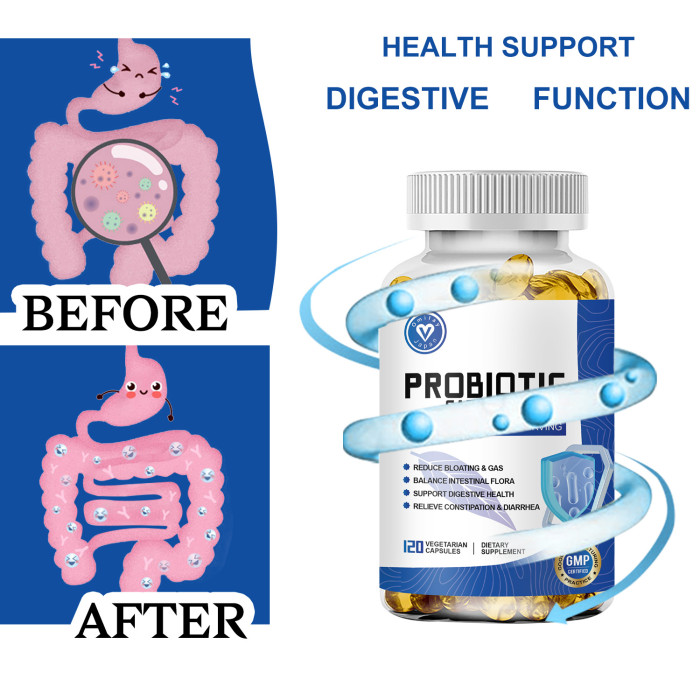 Omilay Kids Probiotic Capsule Supplement Weight Management Softgels Promote Digestive Health Reduce Bloating Supplements for Women and Men Probiotics Capsules