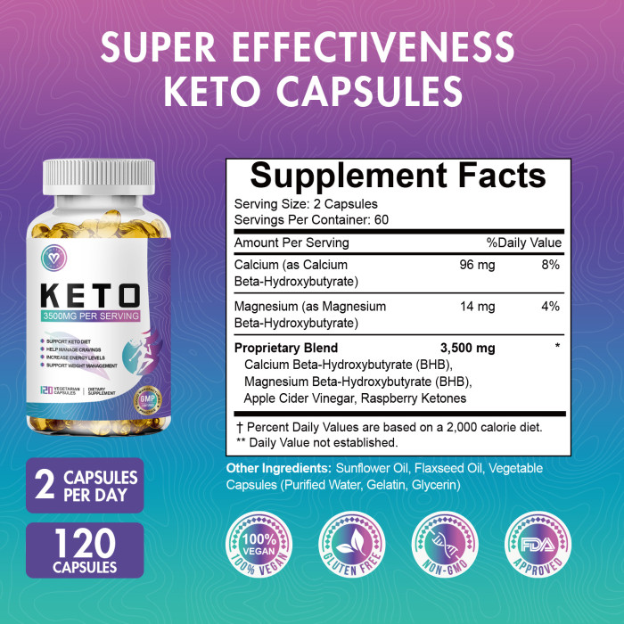 Omilay Kids Keto Capsules Fat Burner Support Weight Management Supplement Slimming Capsule Help Manage Appetite & Increase Energy Level