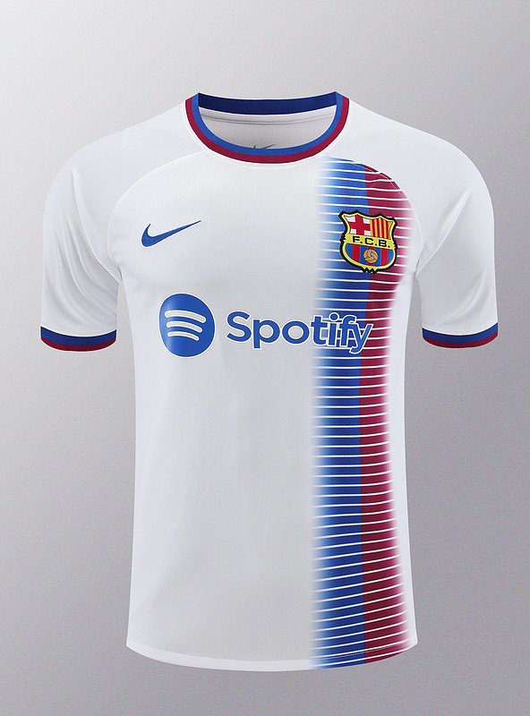 2023-24 Barcelona white training suit