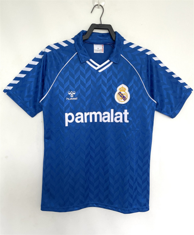 1986-87 .Real Madrid away retro jersey