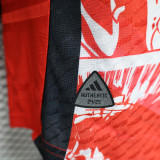 2024-25 Japan red and white dragon ball player version jersey (The player version is more slim fit, it is recommended to buy one size larger)
