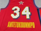 25th Season All-Star Red Bucks No. 34 Antetokounmpo