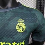 2024-25 Real Madrid green special player version jersey(The player version is more slim fit, it is recommended to buy one size larger)