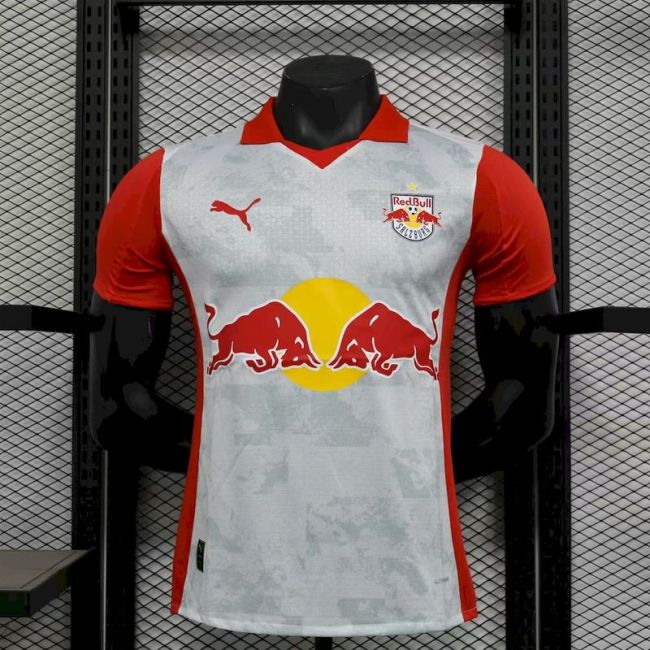 2025-26 RB Leipzig home player version jersey (The player version is more slim fit, it is recommended to buy one size larger)
