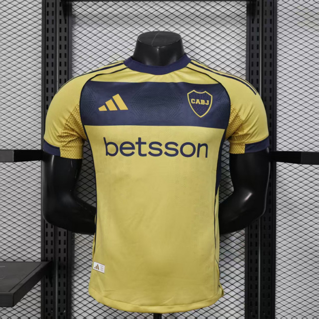 202025-26 Boca Away Player version jersey (The player version is more slim fit, it is recommended to buy one size larger)