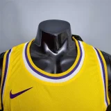 Bryant #8 Lakers Round neck yellow