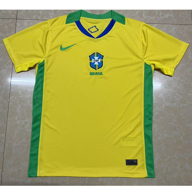 2025-26 Brazil home soccer jersey
