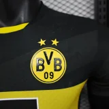 2024-25 Dortmund away player version jersey   (The player version is more slim fit, it is recommended to buy one size larger)