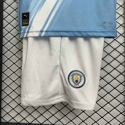 2025-26 .Manchester City  home kid kit
