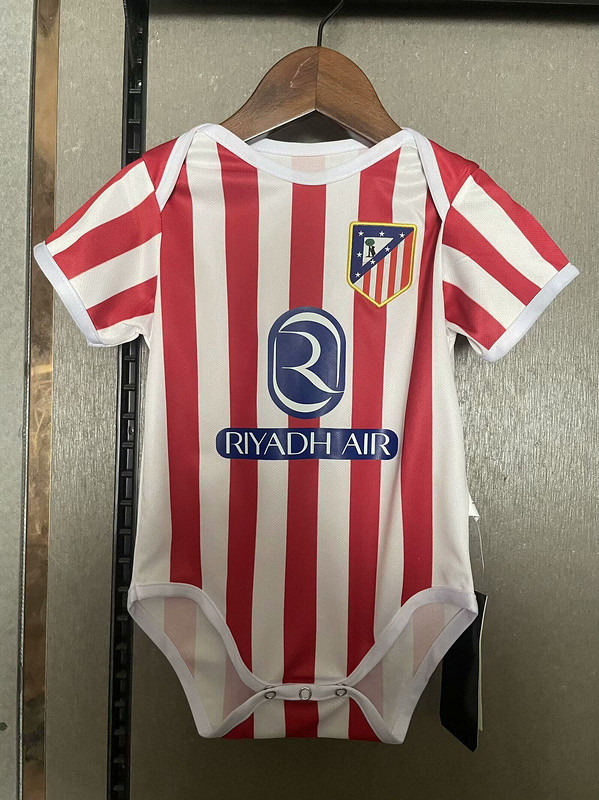 2025-26 Atletico Madrid   home baby jersey
