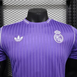2025-26 Real Madrid   Purple special player version jrsey   (The player version is more slim fit, it is recommended to buy one size larger)
