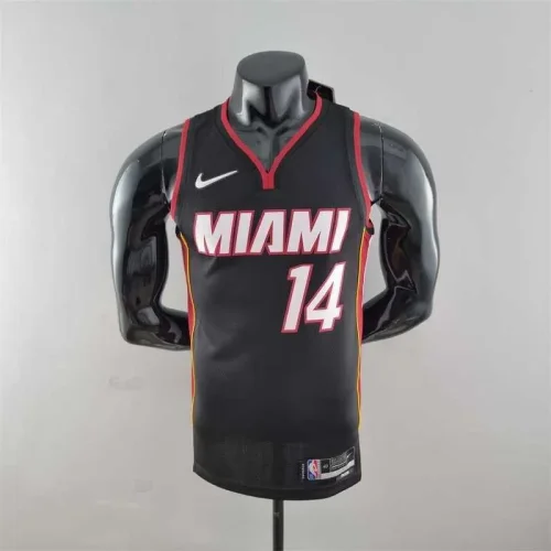 75th Anniversary Miami Heat HERRO#14 black NBA Jersey