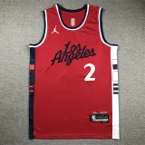 24th season Clippers red jersey series