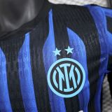 2025-26.Inter Milan   home player version jersey (The player version is more slim fit, it is recommended to buy one size larger)